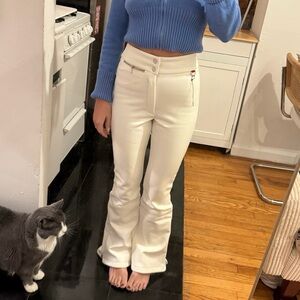 Cordova White Ski Pants